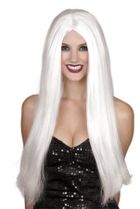 Peruka, długa, biała