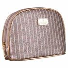 Peterson, kosmetyczka, 1-komorowa, brokatowa, różowe złoto