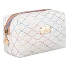 Peterson, kosmetyczka prostokątna, biało-kolorowa