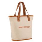 Peterson, kosmetyczka torba, tkanina syntetyczna, beżowo-brązowa