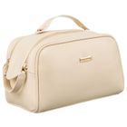 Peterson, kosmetyczka z podwójnym zamknięciem, beżowa