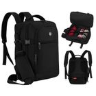 Peterson, plecak podróżny plecak, 2-komorowy, czarny