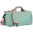 Peterson, torba podróżna, miętowo-różowa