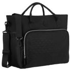 Peterson, torba podróżna z uchwytem na walizkę, czarna