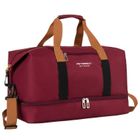 Peterson, torba weekendowa, burgundowa