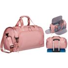 Peterson, torba weekendowo-podróżna z komorą boczną na buty, różowa