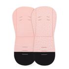 Petite&Mars, Rainbow, wkładka do wózka, dwustronna, foamy pink