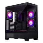 Phanteks, obudowa komputerowa, XT View Tempered Glass Windows, D-RGB, czarna