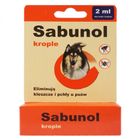 Pharmagrade, Sabunol, krople na pchły i kleszcze dla psa 10-20 kg, 1 szt., 2 ml