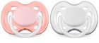 Philips Avent, Freeflow, smoczki, ukojenie i przepływ powietrza, 0-6m, 2 szt.