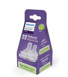 Philips Avent, Responsywne Smoczki Natural, smoczek do butelki, 0m+, 2 szt.