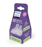 Philips Avent, Responsywne Smoczki Natural, smoczek do butelki, 3m+, 2 szt.