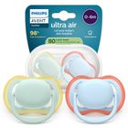 Philips Avent, Ultra Air, smoczek ortodontyczny, 0-6 m, 2 szt.