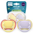 Philips Avent, Ultra Air, smoczek ortodontyczny, 0-6 m 2 szt.