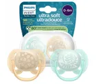 Philips Avent, Ultra Air, smoczek ortodontyczny, 0-6m, 2 szt.