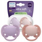 Philips Avent, Ultra Soft, smoczek uspokajający, 6-18m, 2 szt.
