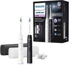 Philips, Sonicare Duo 6500, szczoteczki sonicze z etui, czarna i biała, HX7419/01