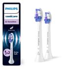 Philips, Sonicare, Sensitive S2, końcówki do szczoteczki, 2 szt., HX6052/87