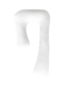 Piapimo, poduszka ciążowa do spania, typ 7, jersey, off white