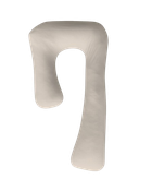 Piapimo, poduszka ciążowa do spania, typ 7, jersey, piaskowa