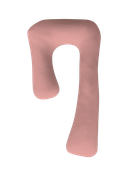 Piapimo, poduszka ciążowa do spania, typ 7, jersey, różowa