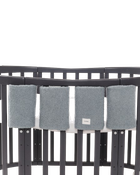 Piapimo, Teddy, ochraniacze modułowe na łóżeczko, szałwia, 4 szt.