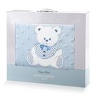 Pierre Cardin, kocyk dziecięcy, 110-140 cm, niebieski