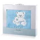 Pierre Cardin, kocyk dziecięcy, 80-110 cm, niebieski