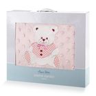 Pierre Cardin, kocyk dziecięcy, 80-110 cm, różowy