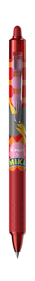 Pilot, Frixion clicker, Mika Limited Edition, pióro kulkowe, czerwone
