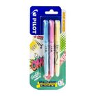 Pilot, Frixion Light Soft, zakreślacz wymazywalny, 3 kolory