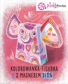 Pink Lemon, figurka do kolorowania z magnesem, słoń