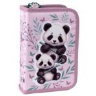 Piórnik rozkładany, jednokomorowy, z wyposażeniem, Panda
