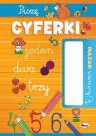 Piszę cyferki. Mazak ścieralny