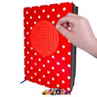 Pixie Crew, zeszyt A5, w linię, kropki, czerwony panel, 1 szt.