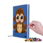 Pixie Crew, zeszyt A5, w linię, niebieski panel, 1 szt.