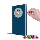 Pixie Crew, zeszyt A5, w linię, niebieski, panel świecący w ciemności, 1 szt.