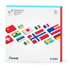 Pixio, Flags, klocki magnetyczne, 111 elementów