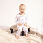 Piżama chłopięca, biała, Nicol