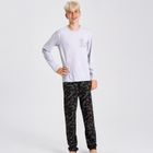 Piżama chłopięca, szara, Julio, Taro