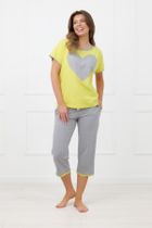 Piżama damska, mix, Sabrina, Italian Fashion