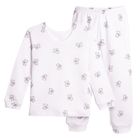 Piżama dziecięca, biała, Nicol