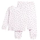 Piżama dziewczęca, biała, Nicol