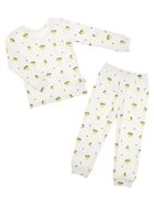 Piżama dziewczęca, ecru, Nicol