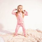 Piżama dziewczęca, różowa, Nicol