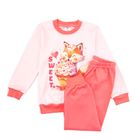 Piżama dziewczęca, różowa, Tup Tup