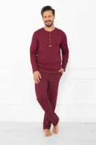 Piżama męska, bordowa, Gerard, Italian Fashion