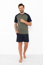 Piżama męska, mix, Aleksander, Italian Fashion