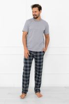 Piżama męska, mix, Andreas, Italian Fashion