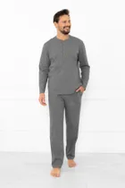 Piżama męska, szara, Gordo, Italian Fashion